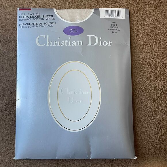 Dior Pants - Vintage Christian Dior L'Allure Ultra Silken Sheer Size 4 French Champagne